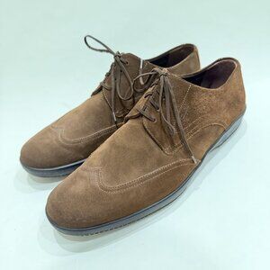 Salvatore Ferragamo Brown Suede Shoes Men’s Size 9.5E